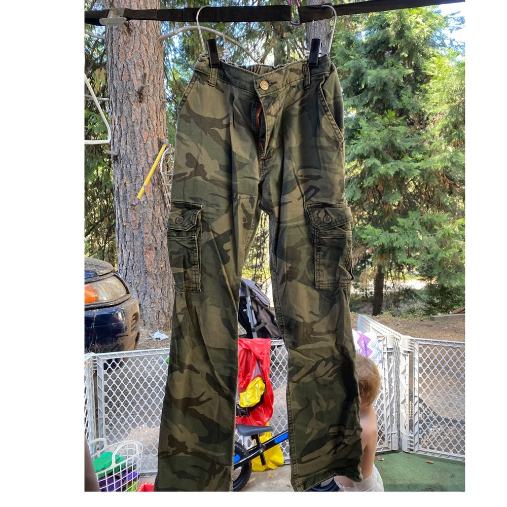 Camo Wrangler pants
